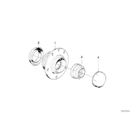 Piasta z łożyskiem przód BMW E30 - 31211131297