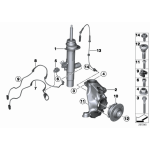 31206876844 Piasta łożysko koła przód BMW F20 F21 F23 F30 F31 F32 F36 118 120 M135iX 220 M240 M235 318 320 430 420 428 440 435 - 31206876844 - Części oryginalne BMW Łódź | Sklep internetowy BMW