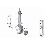 31206876840 Piasta łożysko koła przód BMW F20 F21 F22 F23 F30 F31 F32 F33 F34 F36 - 31206876840 - Części oryginalne BMW Łódź | Sklep internetowy BMW