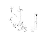 Piasta z łożyskiem, przód, tylko w połączeniu z - 31226750217