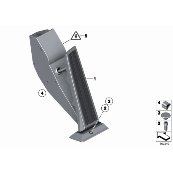 Pedał gazu BMW E60 E61 E63 E64 E65 E70 E71 E83 E84 X3 X1 E90 E91 F01 F07 F10 F12 F13 F25 F39 F45 G11 G15 G30 G31 - 35426859999