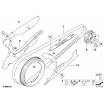 Pasek zębaty napędu pasowego BMW K71 F800 GT - 33838521719