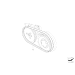 Pasek micro BMW E87 E90 E91 318d 118d M47N2 - 11287791786