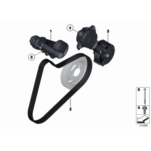 Pasek wieloklinowy MINI R55 R56 R57 R58 R59 R60 R61 Cooper - 11287568073