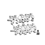 Panewka niebieska BMW 114 E12 E21 E28 E30 NK 518 520 315 318 320 - 11211250148