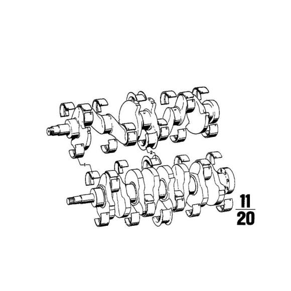 Panewka niebieska BMW 114 E12 E21 E28 E30 NK 518 520 315 318 320 - 11211250148