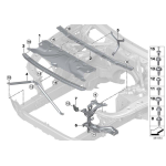 Osłona zamka prawa BMW F90 G30 G31 G38 F91 F92 F93 G14 G15 G16 - 51747407770