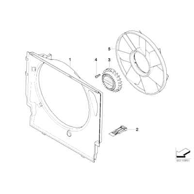 Sprzęgło wentylatora VISCO BMW E46 X5 E65 330d 330xd 730d - 17417789256