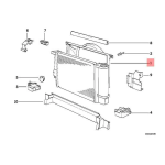 Osłona wentylatora BMW E36 320i 323i 328i 318is 325is 316i M40 - 17111723029