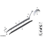 Osłona tył prawa BMW G80 G81 M3 - 51148074718