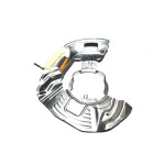 Osłona tarczy hamulcowej przód prawa BMW E39 520d 520i 523i 525d 525i 528i 530d 530i - 34111162956