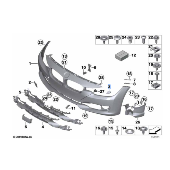 Oryginał BMW - 51117293031
