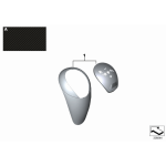 Osłona przełącznika zmiany biegów BMW F06 F10 F12 F13 F80 E82 F83 F85 F86 M3 M4 M5 M6 M PERFORMANCE - 61312343709