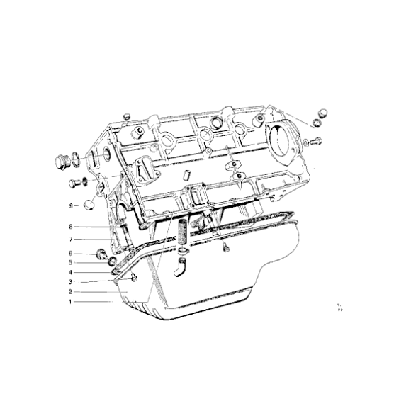 Zaślepka bloku brok 36mm BMW E10 E12 E21 E24 E28 E3 E30 E32 E34 E46 E9 NK Z3 - 11111717939