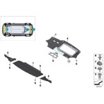 Osłona podwozia przód prawa BMW I01 I01N i3 i3s 60Ah 94Ah 120Ah - 51757270918