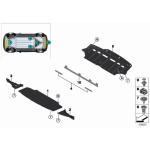 Osłona podwozia przednia BMW I01 I01N i3 i3s 60Ah 94Ah 120Ah - 51757255131