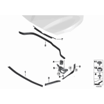 51767300517 Osłona podszybia uszczelka błotnika lewa BMW F45 F45N F46 F46N 214 216 218 220 225 - 51767300517 - Części oryginalne BMW Łódź | Sklep internetowy BMW