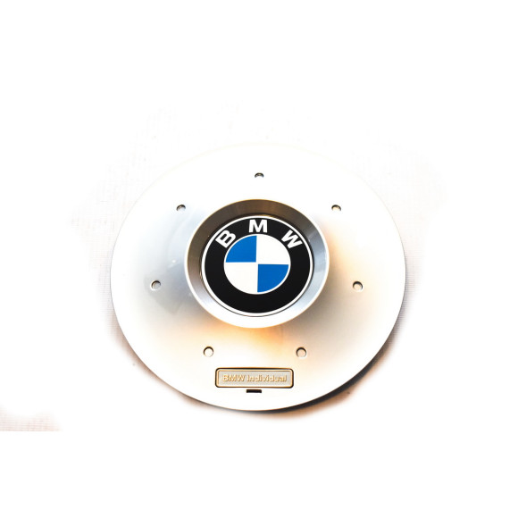 Osłona piasty srebrna BMW E46 E53 E60 E61 E63 E64 E65 E66 E85 E86 E90 E91 E92 E93 - 36137849415