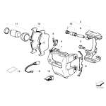 Klocki hamulcowe przód BMW E34 E32 - 34111162535