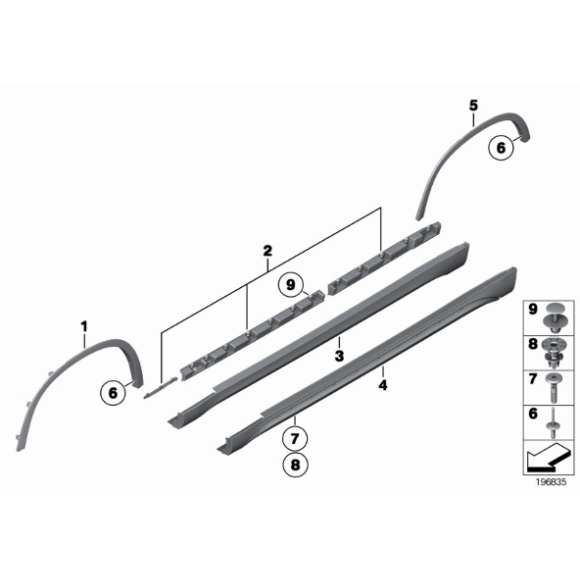 Osłona nadkola przód prawa BMW E84 X1 16d 18d 18i 20d 23d 25d 25i 28i 35i - 51772990166