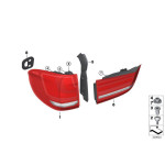63217342234 Osłona lampy tył prawa BMW F15 F85 X5 25d 28iX 30dX 35dX 35iX 40dX 40eX 50iX M50dX M - 63217342234 - Części oryginalne BMW Łódź | Sklep internetowy BMW