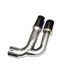 Osłona końcówki tłumika chrom BMW F25 F26 X3 X4 18d 20dX B47 - 18302233613