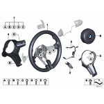 Osłona kierownicy tył BMW F06 F10 F12 F13 F80 F82 F83 F87 M2 M4 M3 M6 M5 - 32307848270