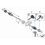Osłona przegubu wewnętrzna BMW E60 E61 E90 E91 F01 F07 F10 F11 F12 F13 F20 F21 F30 F31 F34 F36 - 31607570270
