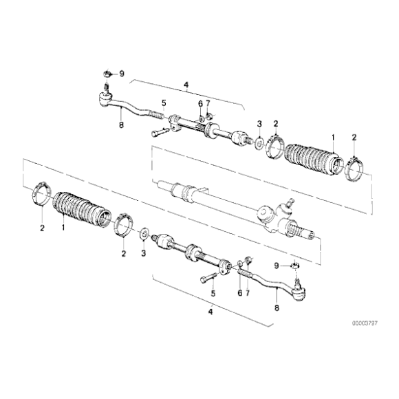 32111127104 Osłona drążka kierowniczego BMW E30 316 318 320 323 324 325 M3 - 32111127104 - Części oryginalne BMW Łódź | Sklep internetowy BMW