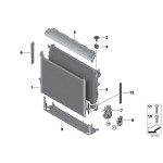Osłona górna BMW G11 G12 G14 G15 G16 G30 G31 G32 - 17118632115