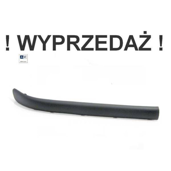Listwa zderzaka przód prawa BMW E46 316 318 320 323 325 330 prod do 09.2001r. - 51118195290