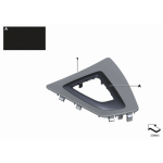 Osłona dźwigni zmiany biegów alcantara i carbon BMW F30 F31 F32 F34 F36 316 318 320 325 328 330 335 418 420 425 428 430 435 440 