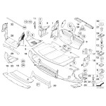 Osłona dolna lewa przód BMW E60 E61 520 23 525 530 535 540 550 - 51717033753