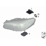 Moduł sterownika świateł ksenonowych BMW F07 F10 F11 520 523 525 528 530 535 550 M5 - 63117316217