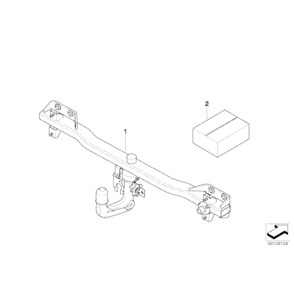 Klapka zaczepu holowniczego BMW E83 E83N X3 2,0i 2,0d 1,8d 2,5si 3,0d 3,0i 3,0si 3,0sd - 51123414413