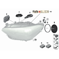 Sterownik światła ksenonowego BMW E84 X1 E89 Z4 E90N E91N F01 F07 F10 F11 F20 F21 F23 F87 - 63117318327