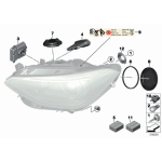 Sterownik światła ksenonowego BMW E84 X1 E89 Z4 E90N E91N F01 F07 F10 F11 F20 F21 F23 F87 - 63117318327