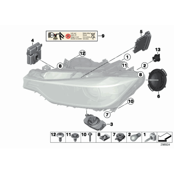 Oryginał BMW - 63127296090