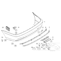 51127000362 Wspornik prawy - 51127000362 - Części oryginalne BMW Łódź | Sklep internetowy BMW
