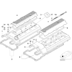 11120001278 Uszczelka pokrywy zaworów BMW E39 M5 Z8 S62 - 11120001278 - Części oryginalne BMW Łódź | Sklep internetowy BMW