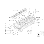 11120034106 Uszczelka pokrywy BMW E34 E36 320i 325i 520i 525i M50 - 11120034106 - Części oryginalne BMW Łódź | Sklep internetowy BMW