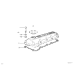 Uszczelka pokrywy zaworów BMW E46 E36 E34 Z3 316i 318i 518i M43 - 11121432885