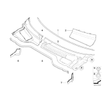 51132751210 Podszybie osłona wlotu powietrza prawa MINI R55 R55N R56 R56N R57 R57N Cooper One - 51132751210 - Części oryginalne BMW Łódź | Sklep internetowy BMW