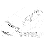 Krata wlotu powietrza lewa - 51137042961