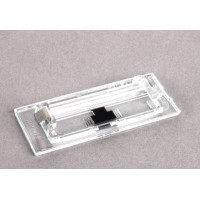 Szkło lampy oświetlenia tablicy rejestracyjnej BMW X5 E53 prod. po 09.2001r. - 51137062293
