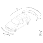 51137077127 Zaczep relingu BMW E81 E82 E87 E87N E90 E90N E92 E92N - 51137077127 - Części oryginalne BMW Łódź | Sklep internetowy BMW