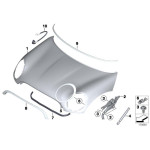 Pierścień ozdobny reflektora prawy MINI R55 R56 R57 R58 R59 - 51137149906