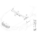 Kratka ozdobna boczna przód prawa BMW E63 E64 M6 - 51137906526