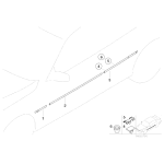 51138231130 Klamra listwy bocznej E46 - Oryginał BMW - 51138231130 - Części oryginalne BMW Łódź | Sklep internetowy BMW