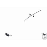 Atrapa nerka prawa BMW F20 F21 114 116 118 120 125 M135 - 51137262118